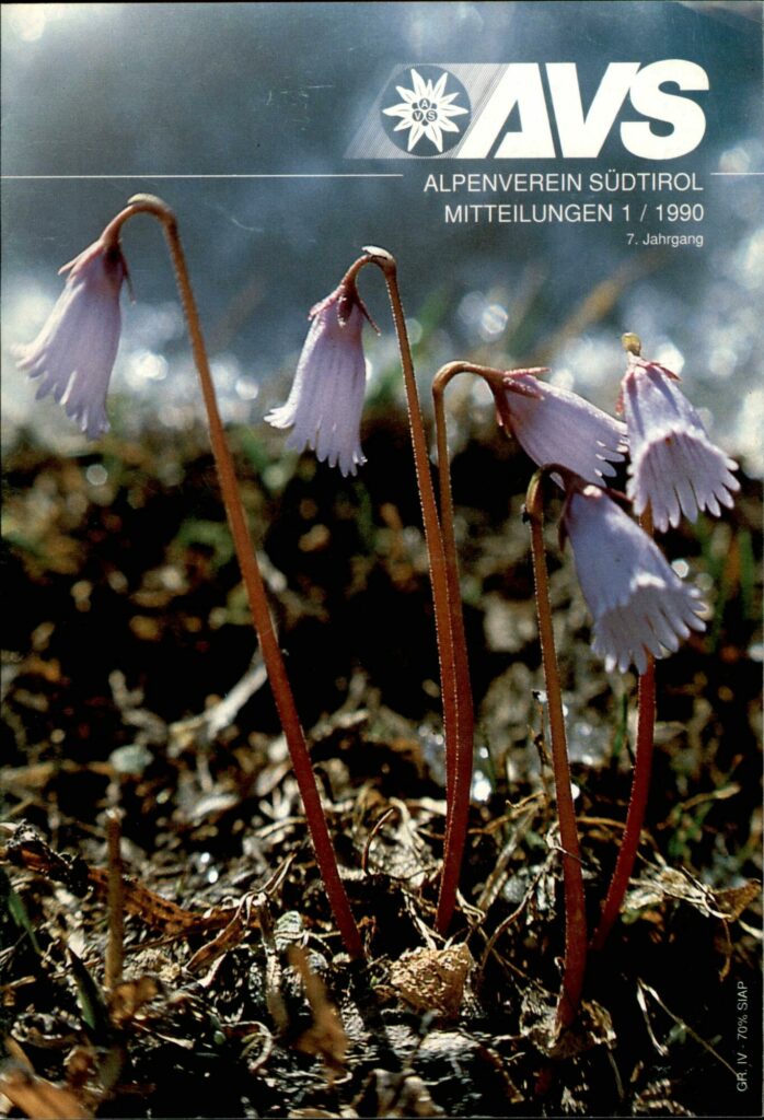 AVS Mitteilungen 1990-01 Cover BE
