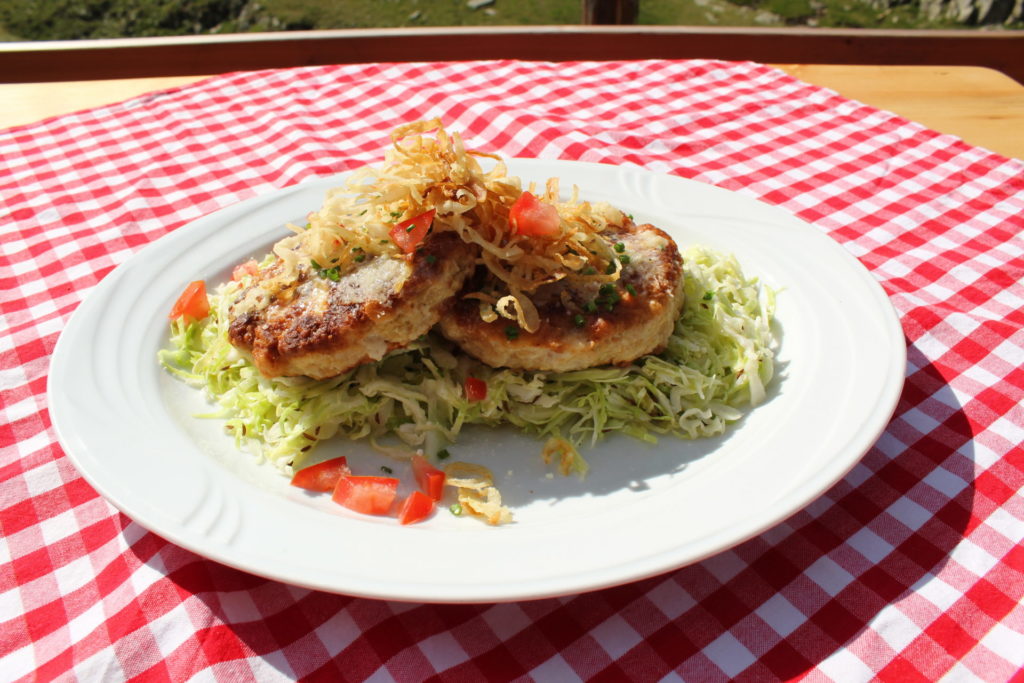 Pressknödel auf der Tiefrastenhütte