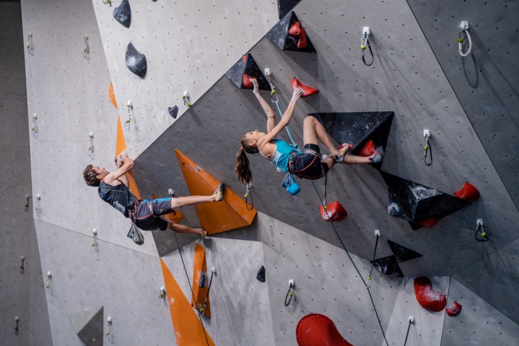 Finale bei der Italienmeisterschaft Lead Bruneck 2020 I (c) Jan Schenk I AVS