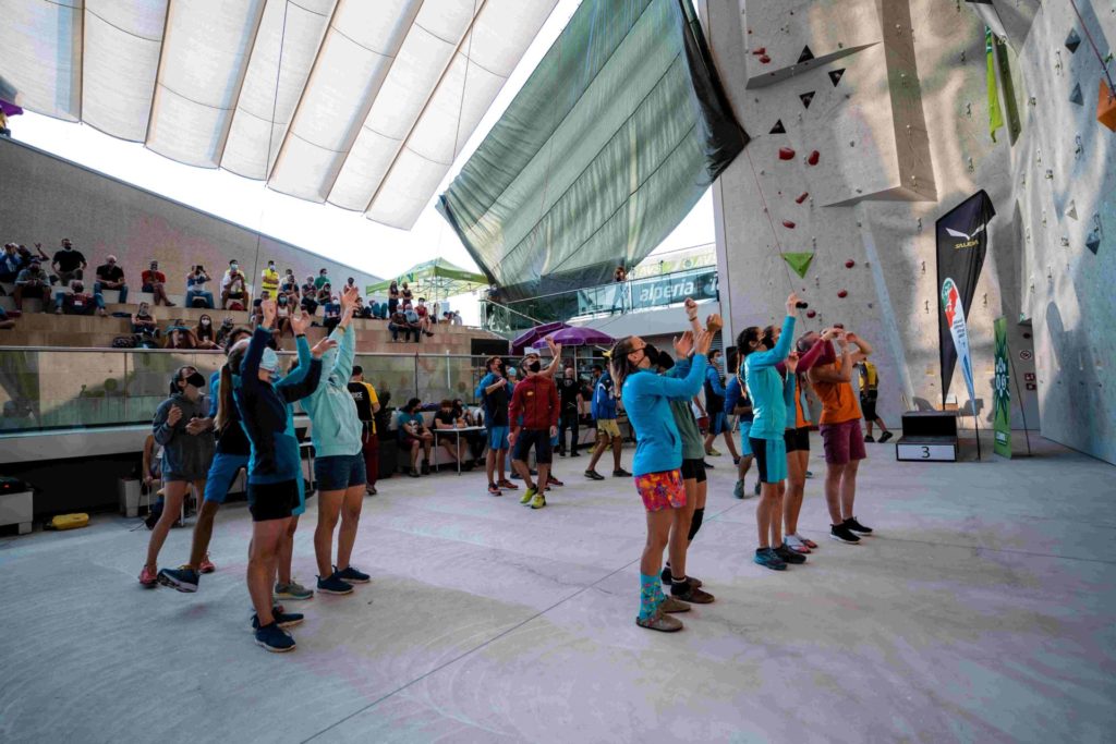Routenbesichtigung bei der Italienmeisterschaft Lead Bruneck I (c) Jan Schenk I AVS