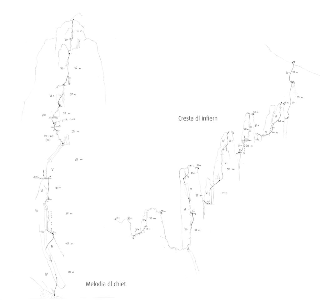 Melodia dl chiet und Cresta dl infiern © Martin Dejori