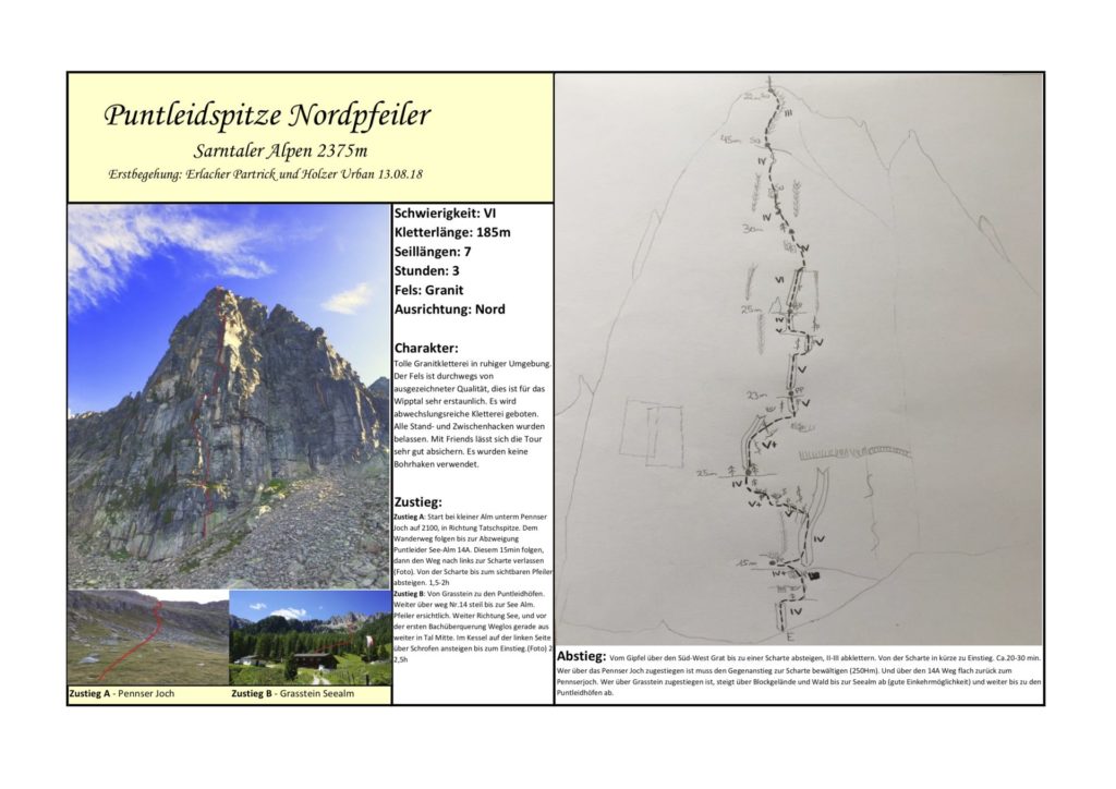 Puntleidspitze Nordpfeiler © Patrick Erlacher
