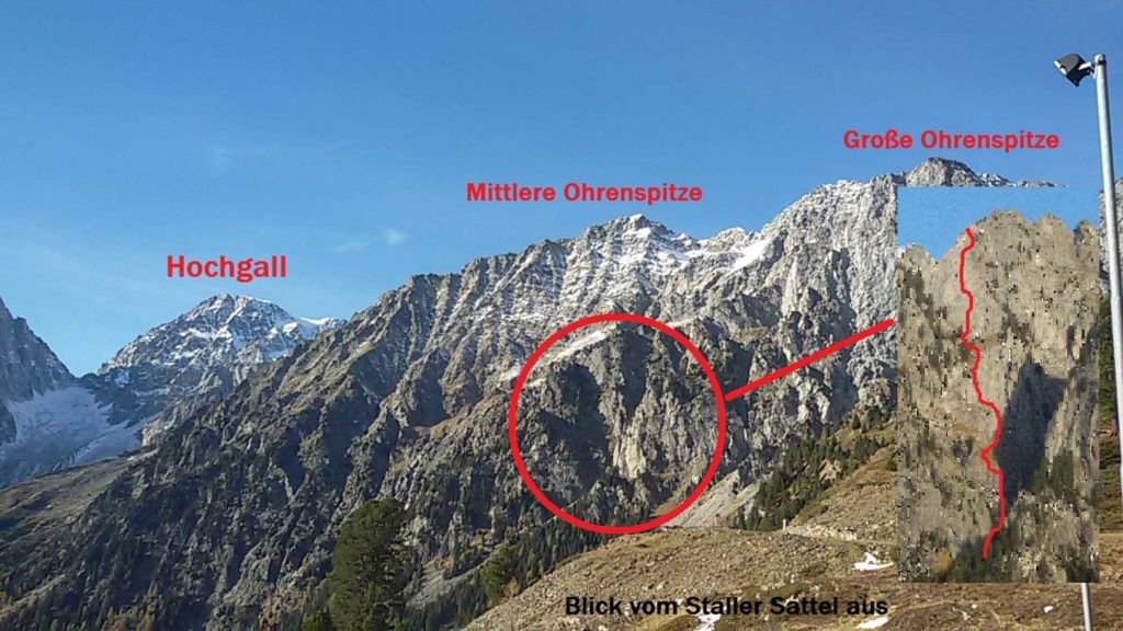 Ein bisschen Spaß muss sein - Übersicht vom Staller Sattel aus gesehen