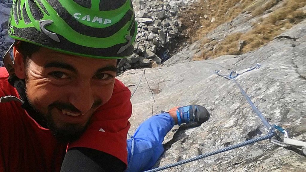 Ein bisschen Spaß muss sein - Solo Erstbegehung