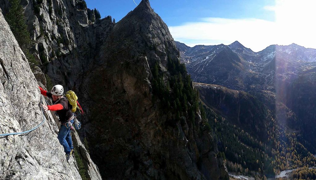 Ein bisschen Spaß muss sein - Didi in der 5. Seillänge