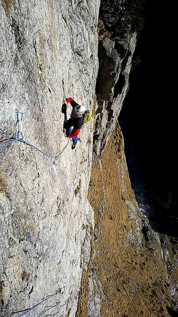 Ein bisschen Spaß muss sein - Didi in der 6. Seillänge