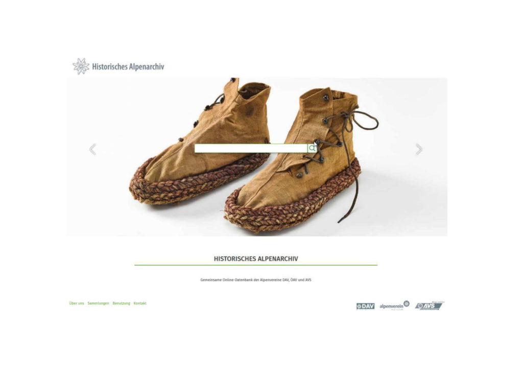 Startseite Alpenarchiv | AVS