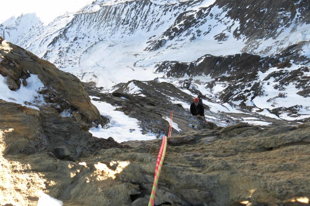 Hintere Weißspitze Nordwand © Florian Huber und Tobias Engl