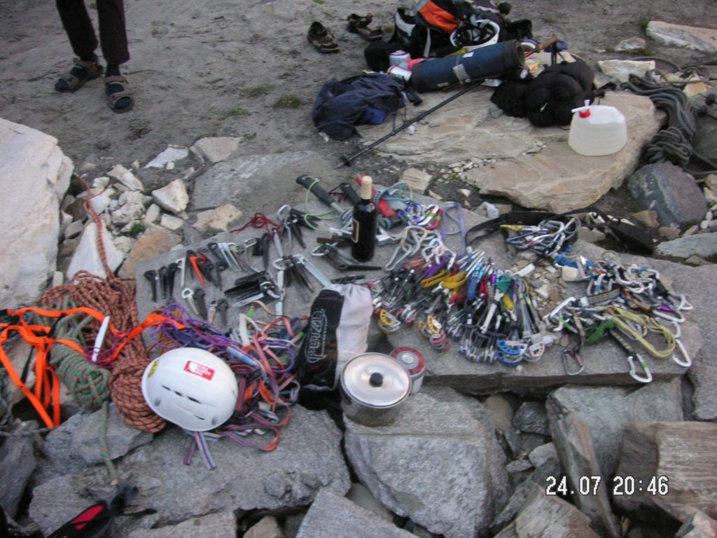 Hohe Weisse Nordwestpfeiler © Roman Hell, Felix Erlacher und Daniel Tavernini