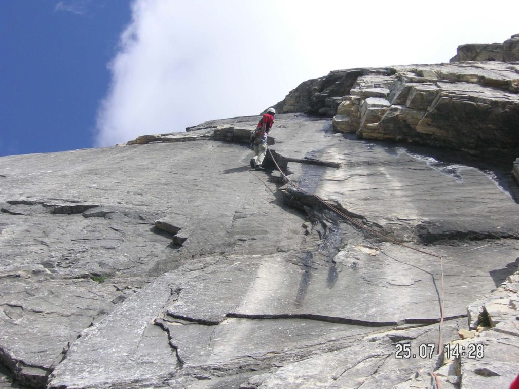 Hohe Weisse Nordwestpfeiler © Roman Hell, Felix Erlacher und Daniel Tavernini