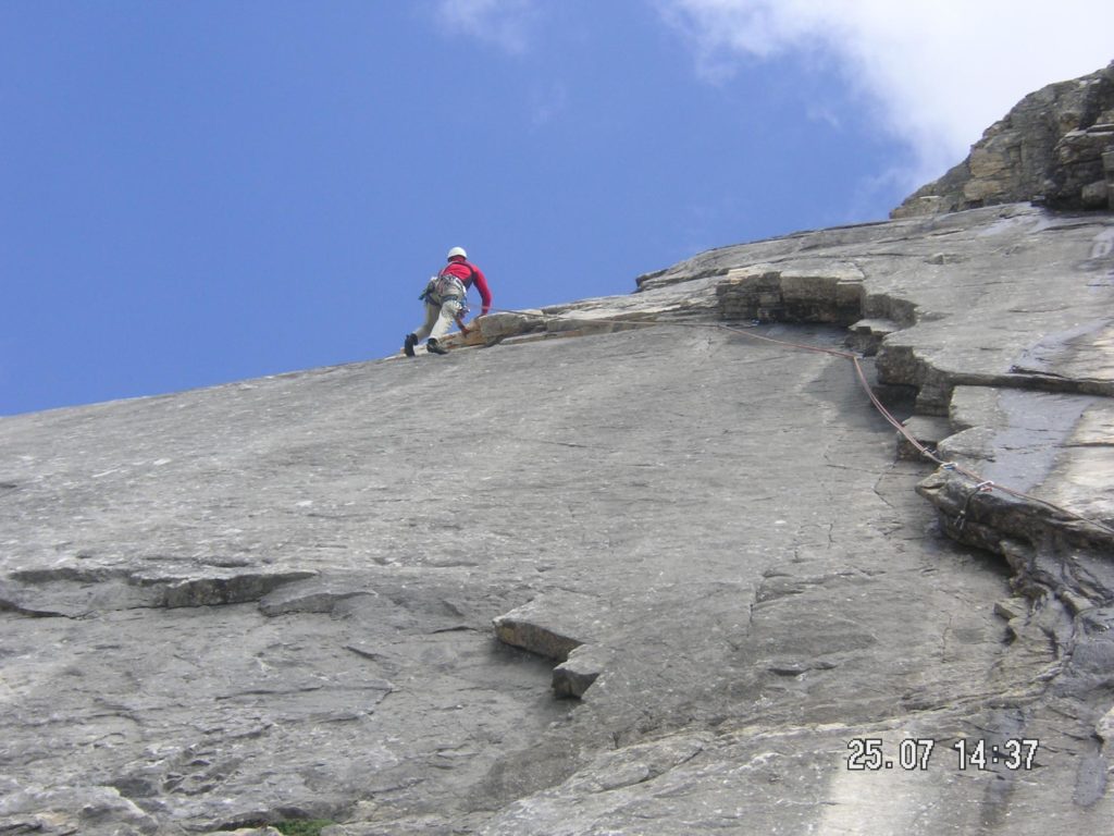 Hohe Weisse Nordwestpfeiler © Roman Hell, Felix Erlacher und Daniel Tavernini