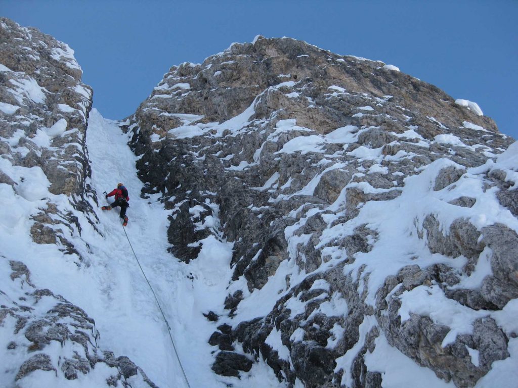 Philipp Angelo in der rechten Variante der Tour. Foto Andreas Tonelli