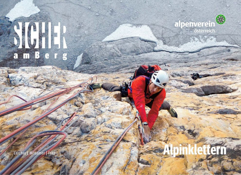 „SicherAmBerg Booklet Alpinklettern“, Cover 2020, OeAV | AVS