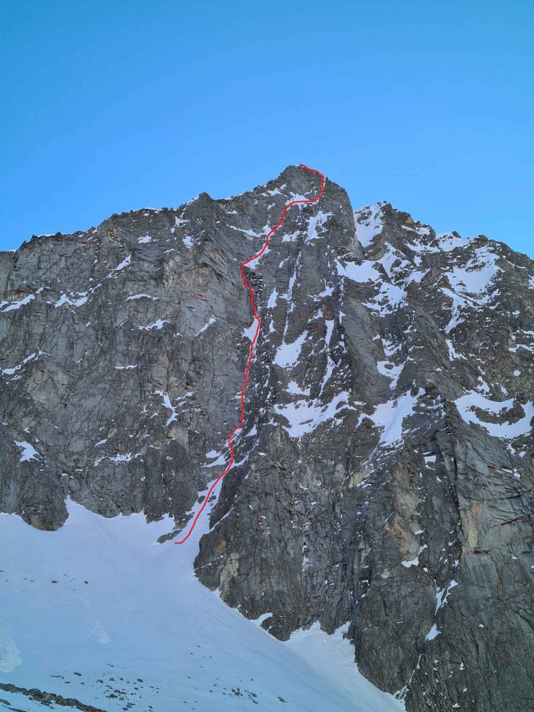 Wandbild Feuertaufe Hochflachkofel Wetswand