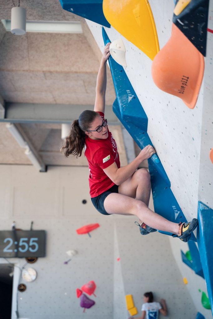 Vanessa Kofler auf dem Weg zum Top I (c) Jan Schenk IAVS