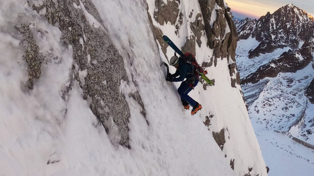 Max in der Les Droites Nordwand_(c)MaxLanzinger