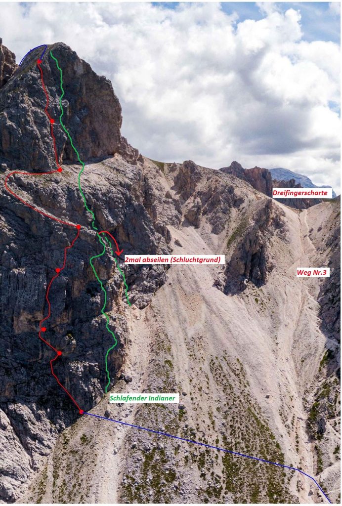 Schlafender Indianer Wandbild © Manuel Gietl und Michael Kofler