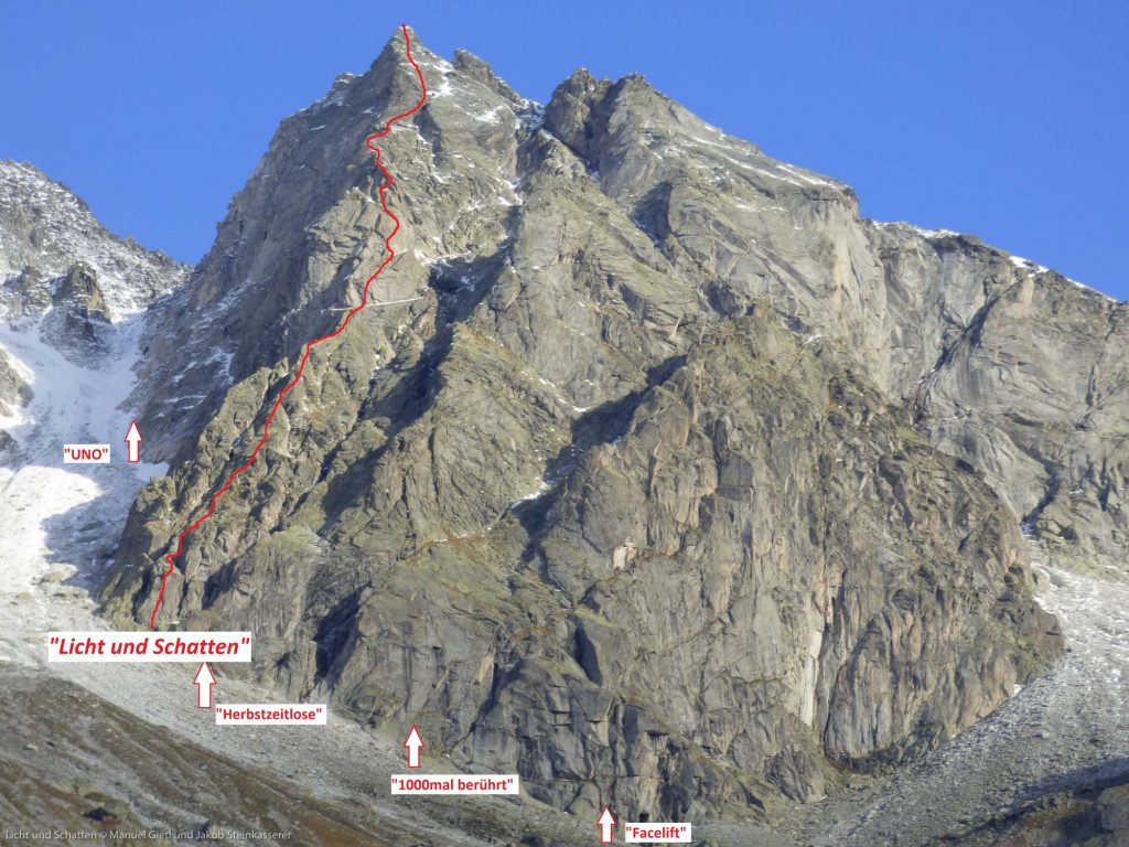 Übersicht Durrerspitze "Licht und Schatten" © Manuel Gietl und Jakob Steinkasserer