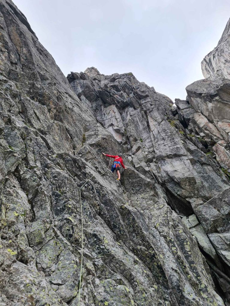 Hannes Trenker in der Route Nie do Weil