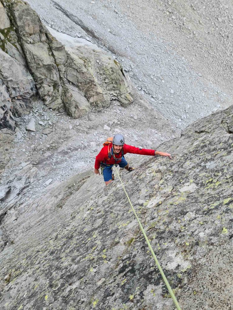Hannes Trenker in der Route Nie do Weil