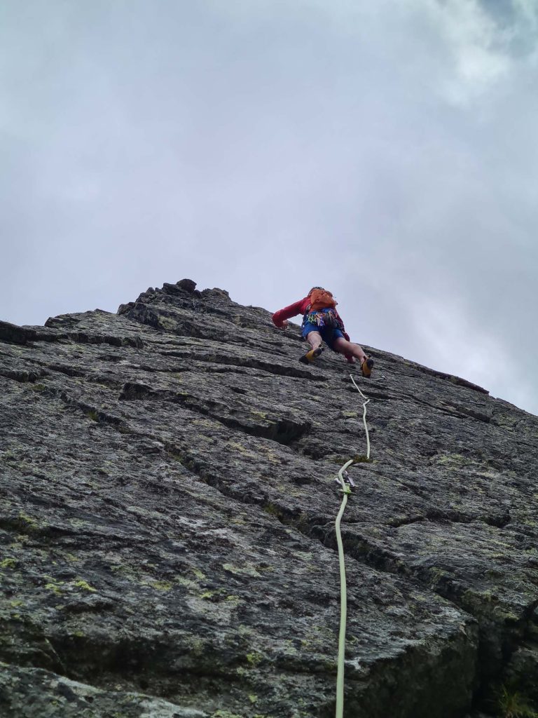 Hannes Trenker in der Route Nie do Weil