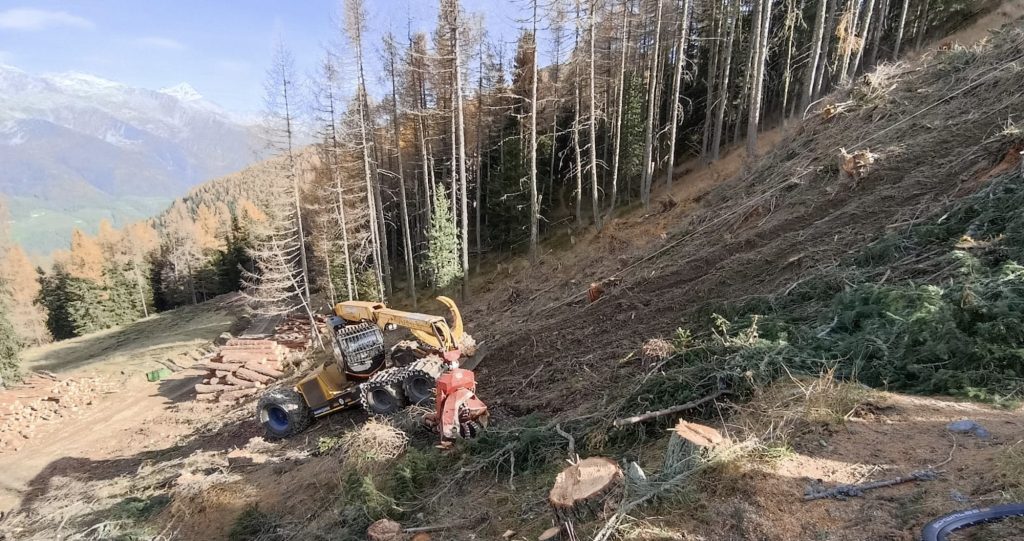 Klausberg Sonnenlift Bauarbeiten | (c) Heimatpflegeverband Südtirol