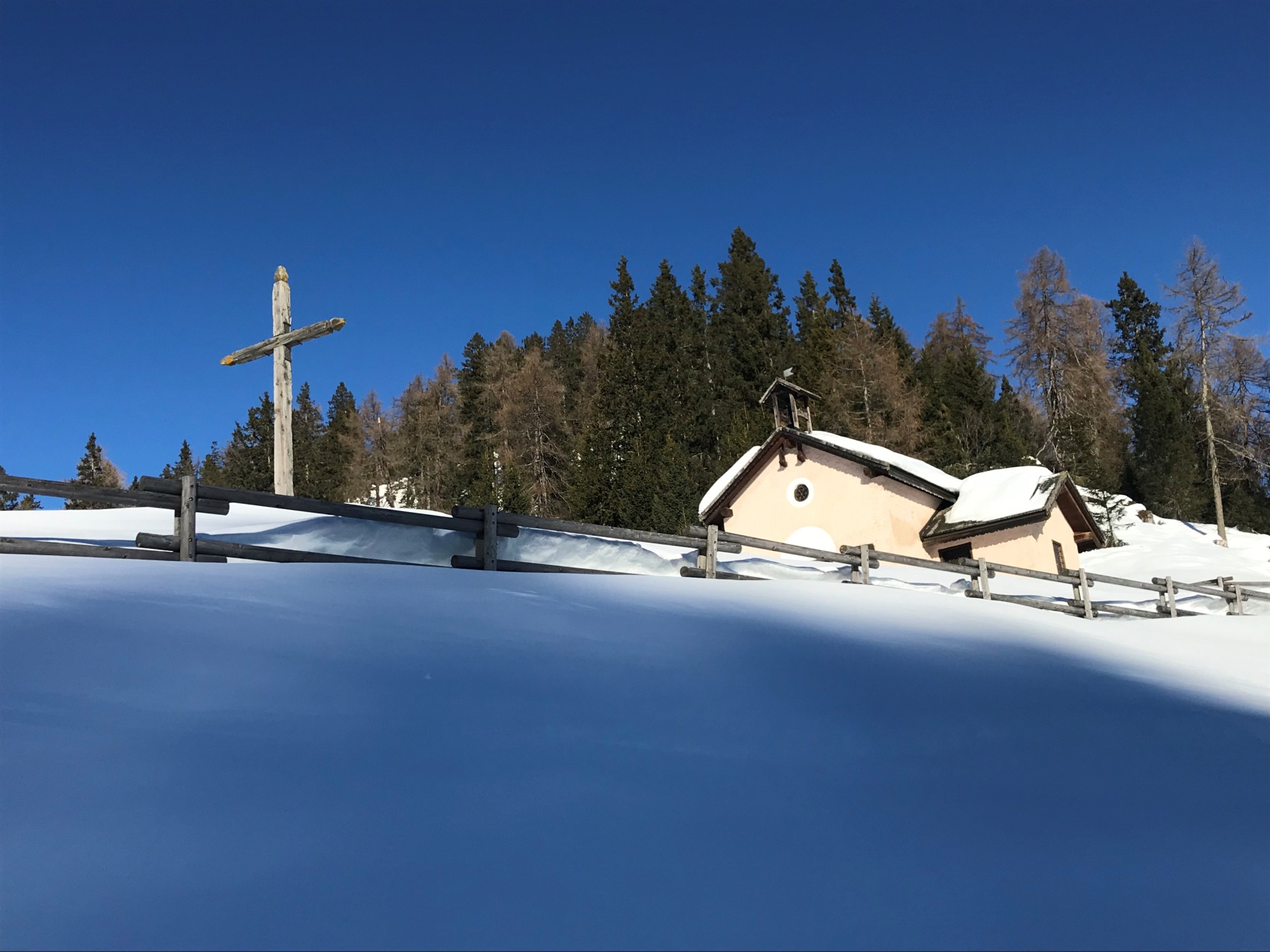 Schneeschuh- und Winterwanderung auf den Roen am Mendelkamm