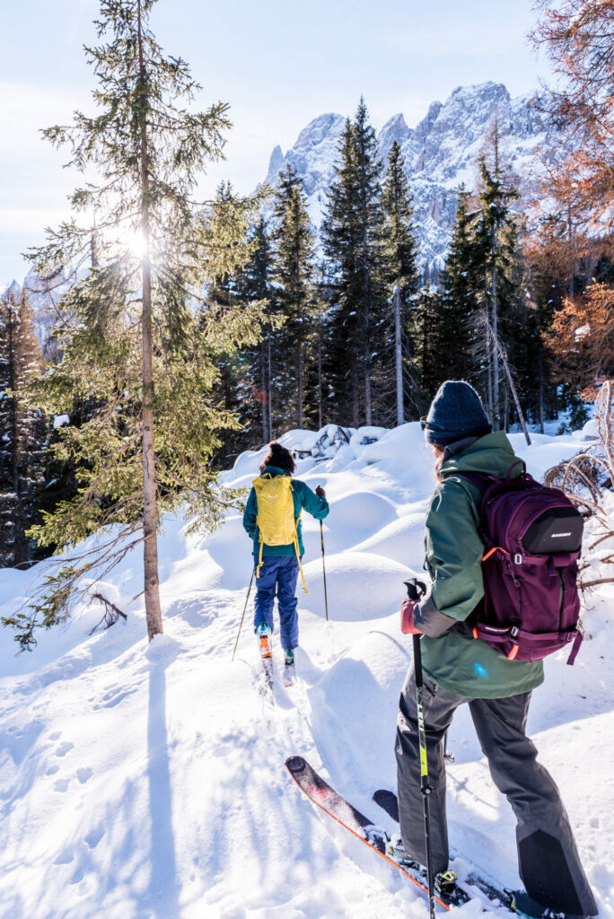Skitourenlehrweg Sexten © Daniel Rogger I Alpinschule Dreizinnen