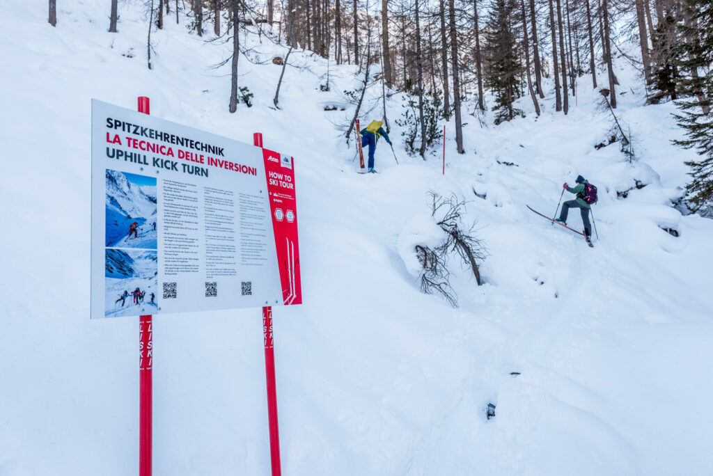 Skitourenlehrweg Sexten © Daniel Rogger I Alpinschule Dreizinnen