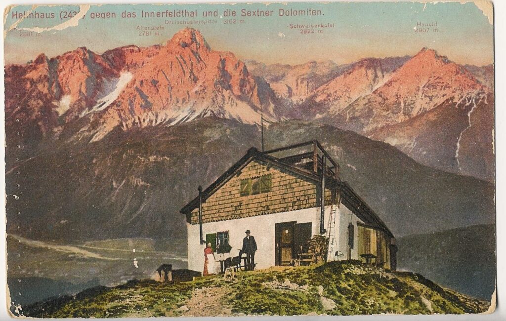 Historische Werbemittel Helmhaus © Archiv ÖAV-Sektion Sillian