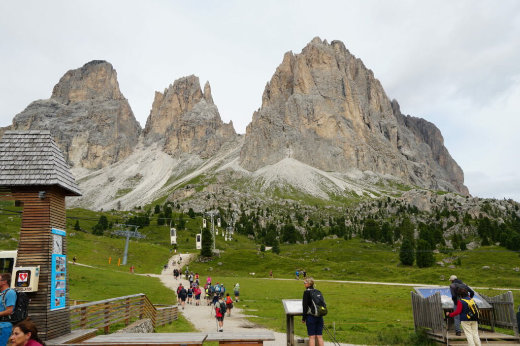 Bahn auf Langkofelscharte (c) AVS