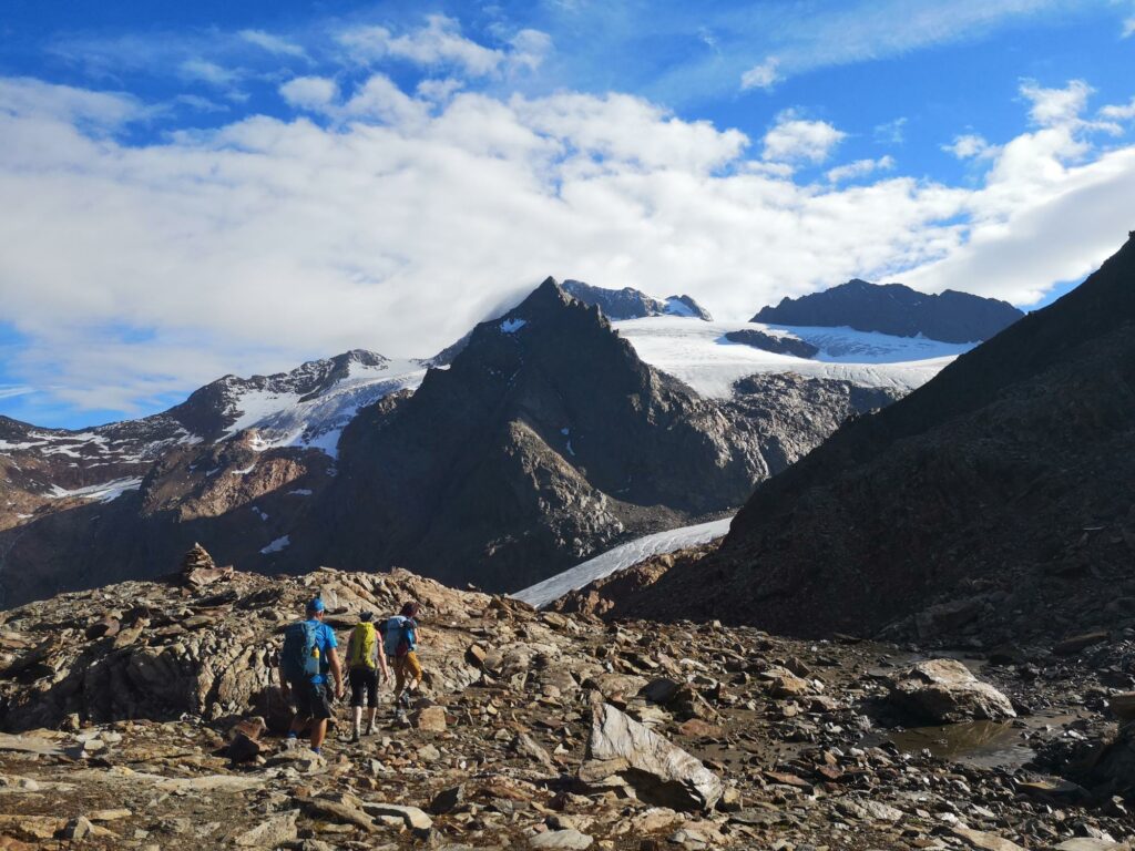 Blick auf den Gletscher der Weisskugel (c) Kathrin Hauser | AVS