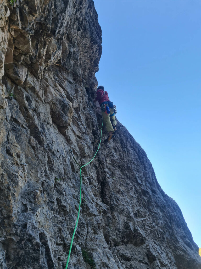 Hannes Trenker in der Route Waterloo © Jakob Steinkasserer