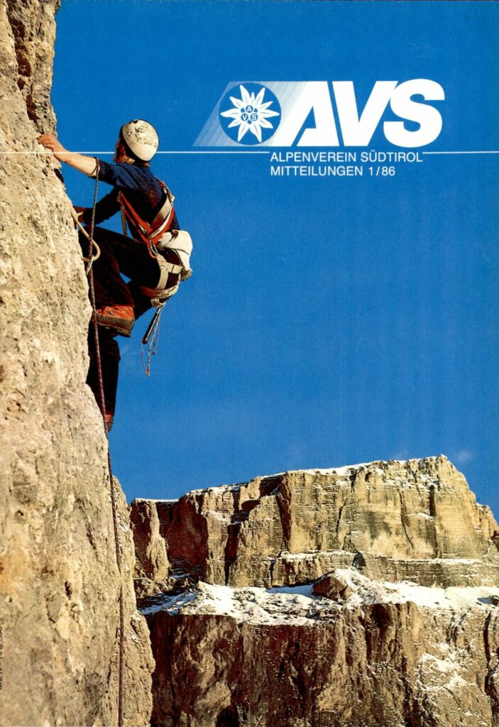 AVS Mitteilungen 1986 - Heft 01 Cover 1986