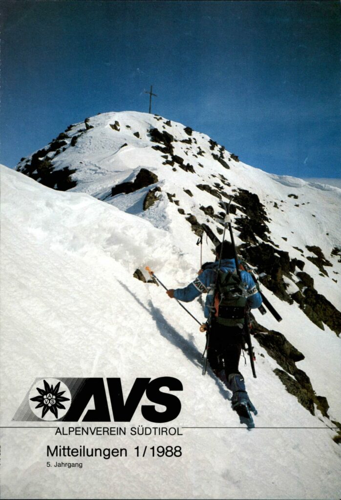 AVS Mitteilungen 1988-01 Cover BE
