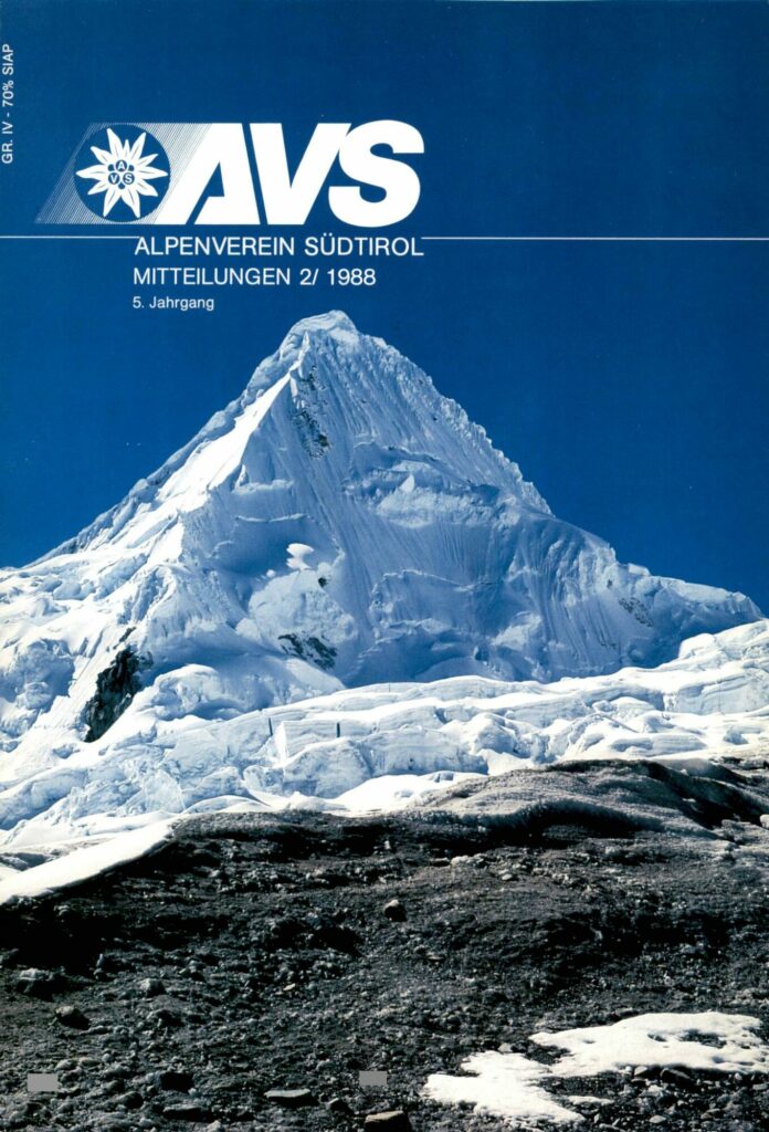 AVS Mitteilungen 1988-02 Cover BE