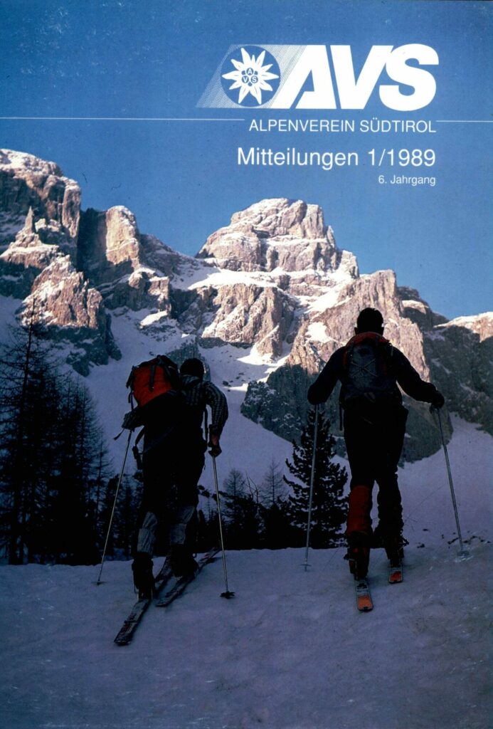 AVS Mitteilungen 1989-01 Cover BE
