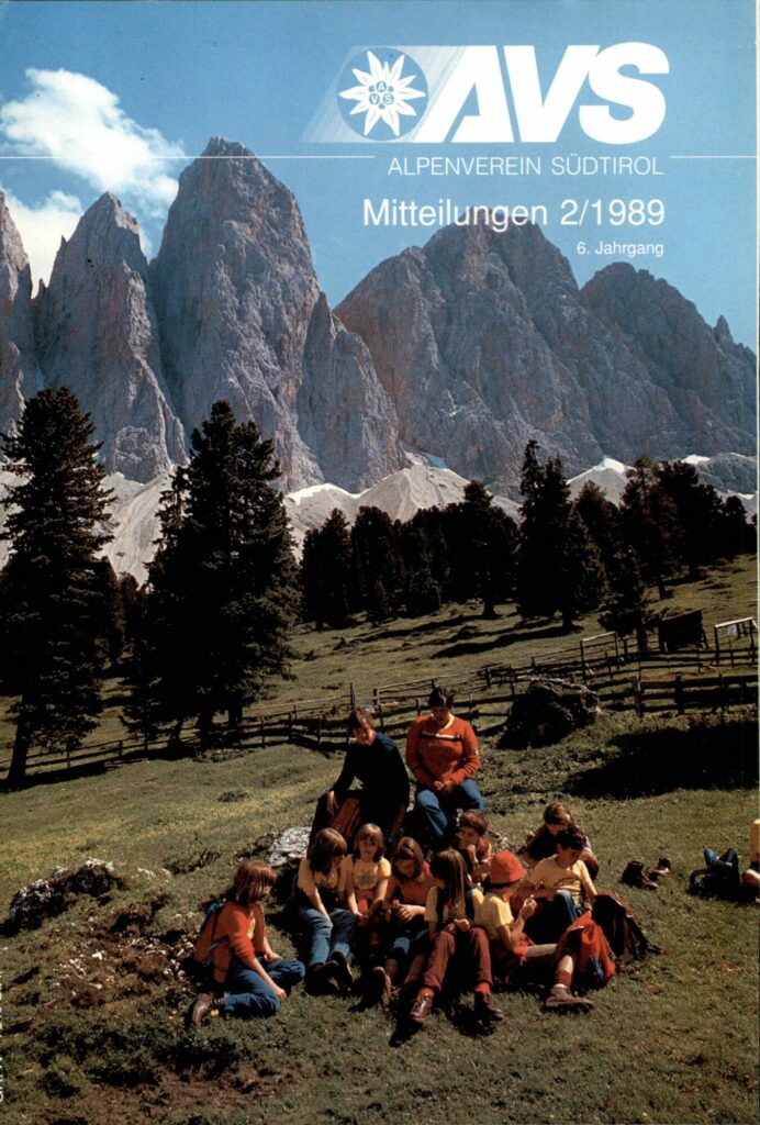 AVS Mitteilungen 1989-02 Cover BE