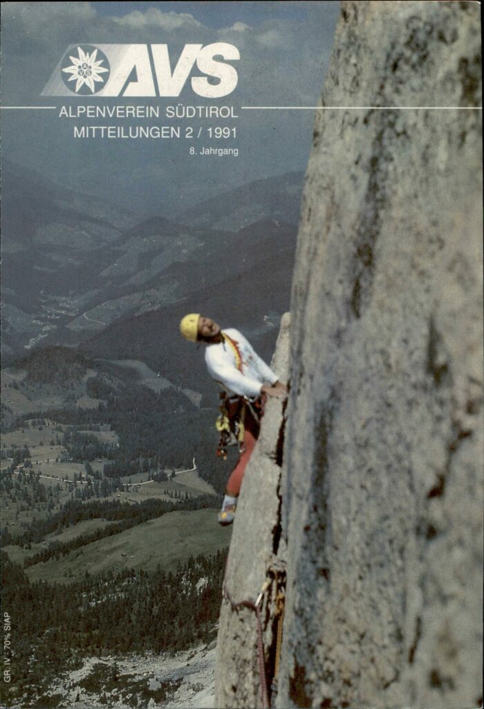 AVS Mitteilungen 1991-02 Cover BE