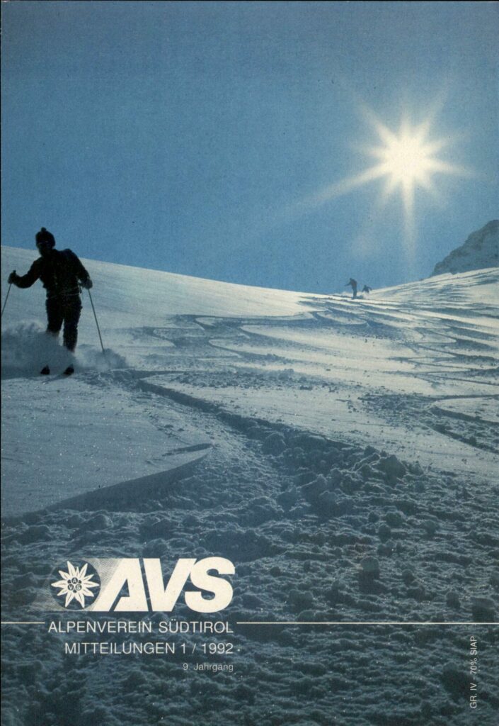 AVS Mitteilungen 1992-01 Cover BE
