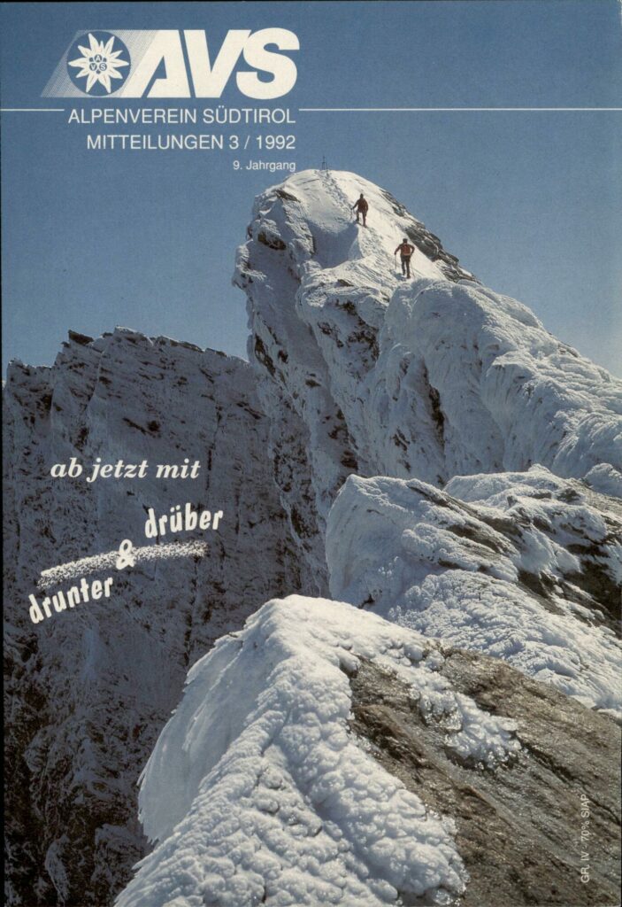 AVS Mitteilungen 1992-03 Cover BE