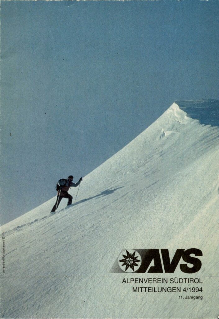 AVS Mitteilungen 1994-04 Cover BE
