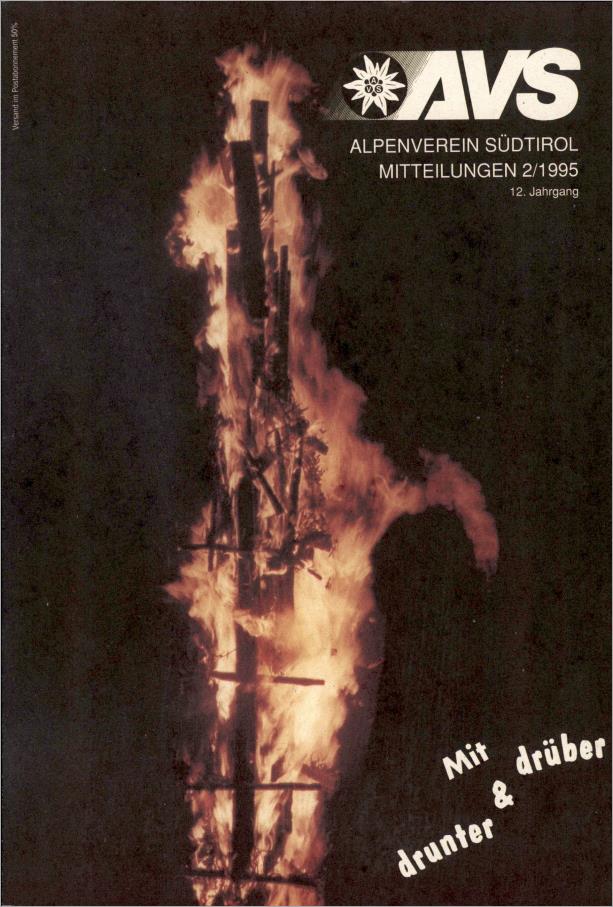 AVS Mitteilungen 1995-02 Cover BE