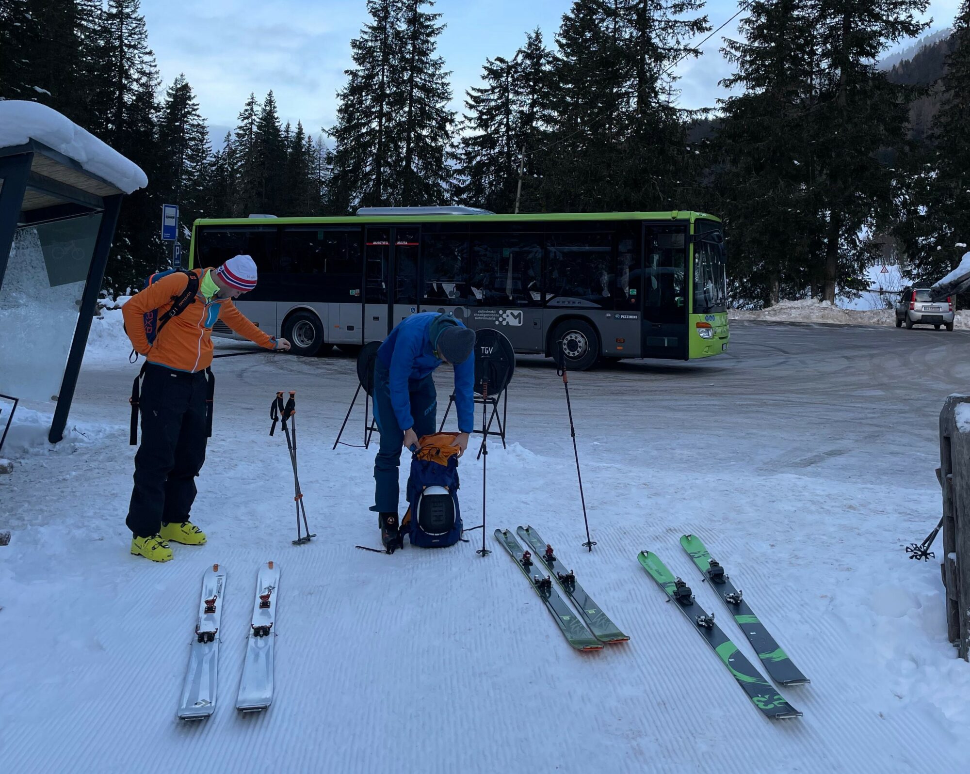 Mit öffentlichen Verkehrsmitteln zum Wintersport