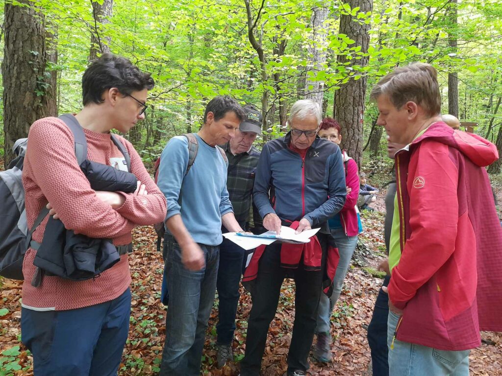 Begehung Speicherbecken Altenburg - Planstudium I(c)AVS Judith Egger