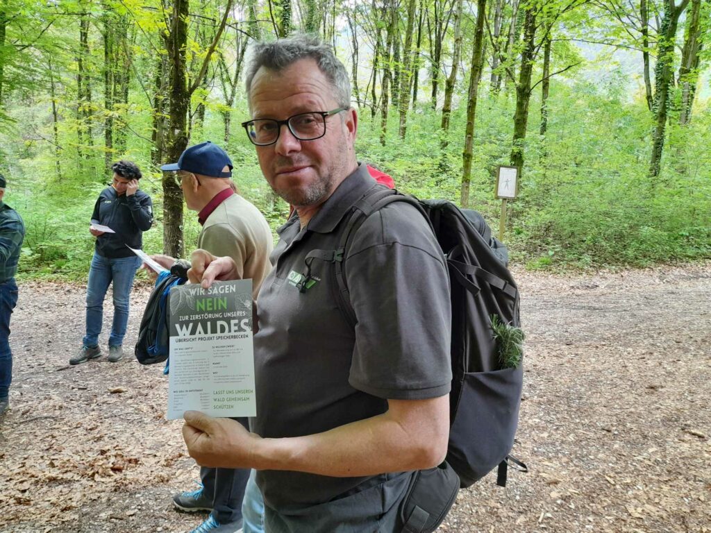 Begehung Speicherbecken Altenburg I(c)AVS Judith Egger