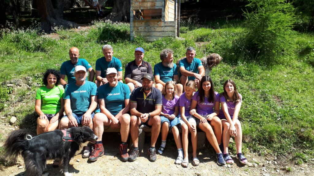 Almpflege Brunnerwiesen - die Helfer 2024 I(c)Paul Oberhammer