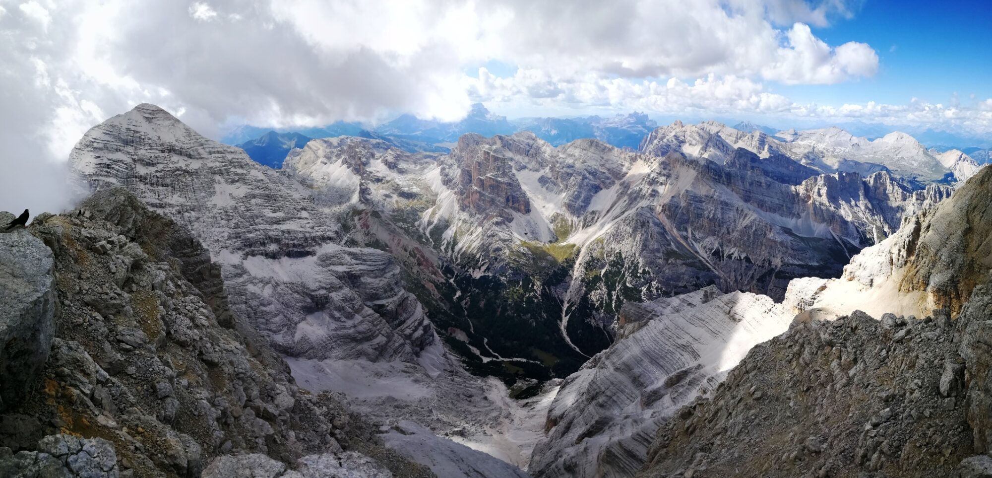 Tofana di Mezzo über Punta Anna – Torre Aglio – zur Giussani Hütte