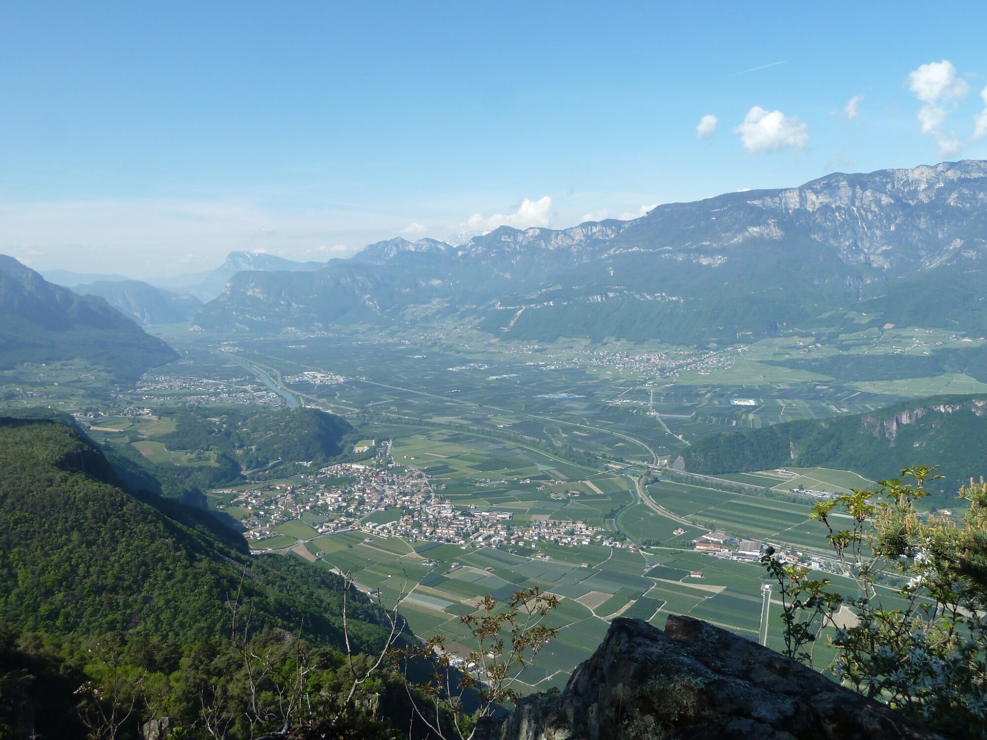 Wanderung von Branzoll zu den Aussichtspunkten Rotwand und Burgstallegg