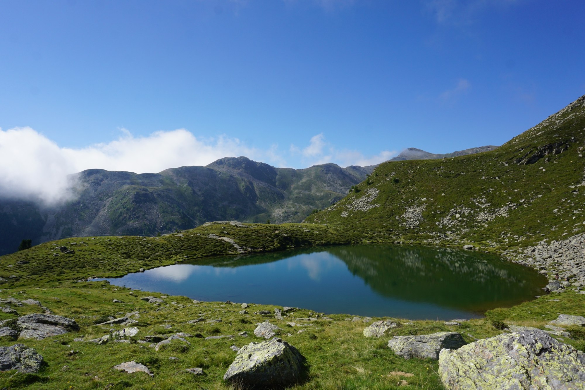 3 Seen Bergtour mit Überschreitung des Schwarzer im Ultental